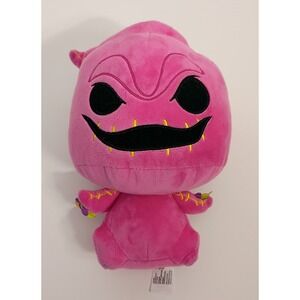 Pop Funko Neon Pink Oogie Boogie Plush Hot Topic Exclusive 10" Halloween (Stain)